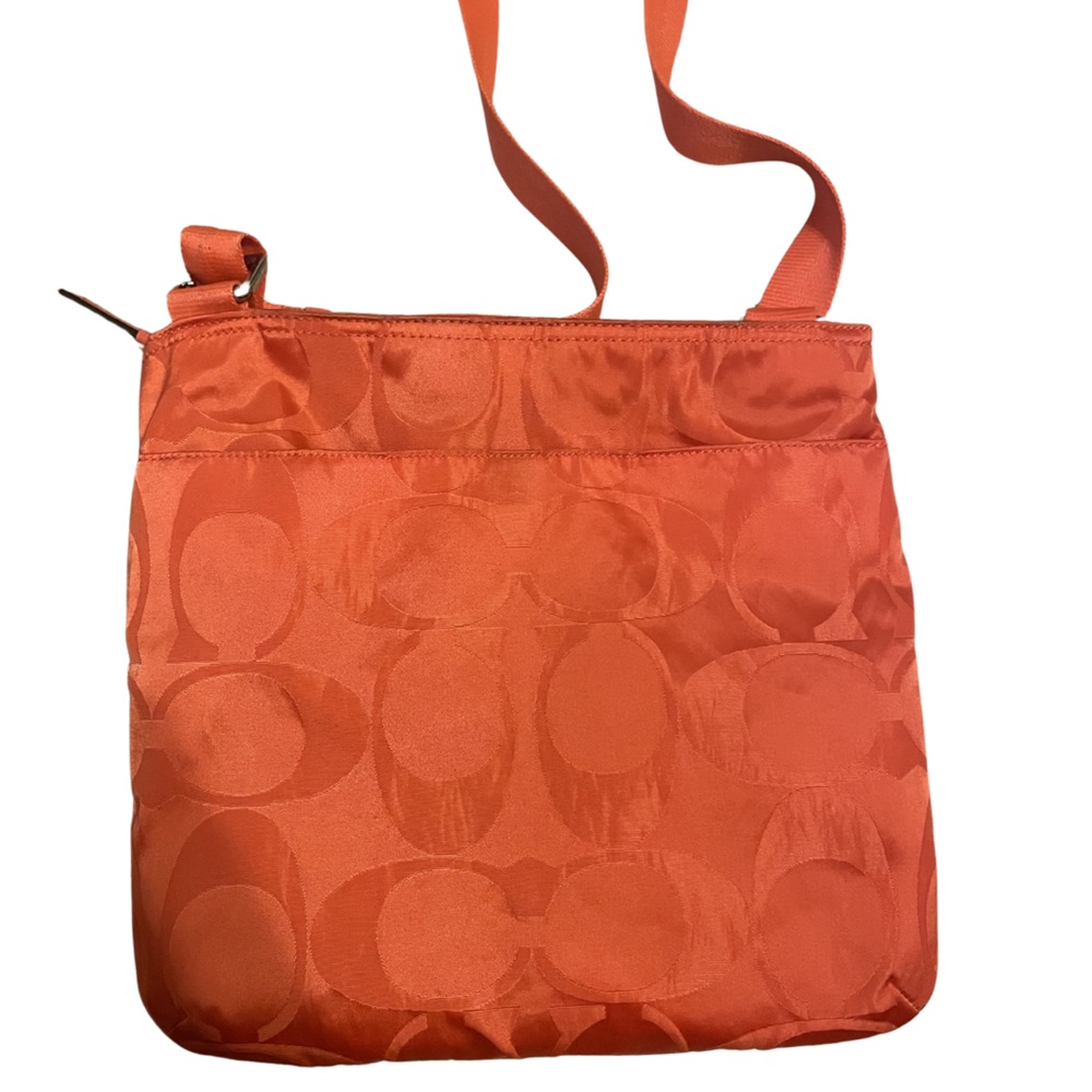 Coach Vibrant Orange Crossbody Bag - Picture 2 of 8